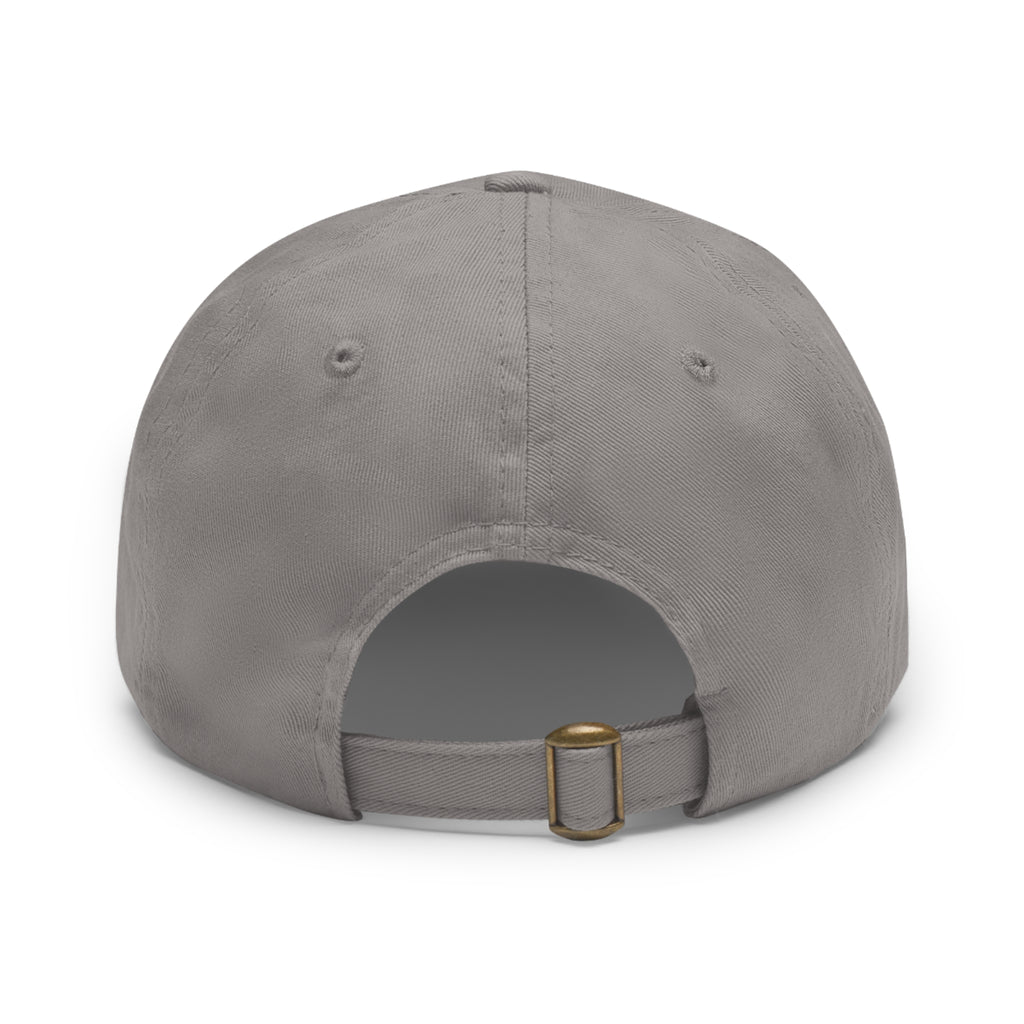 Dad Hat Leather Patch "I'M DAD"
