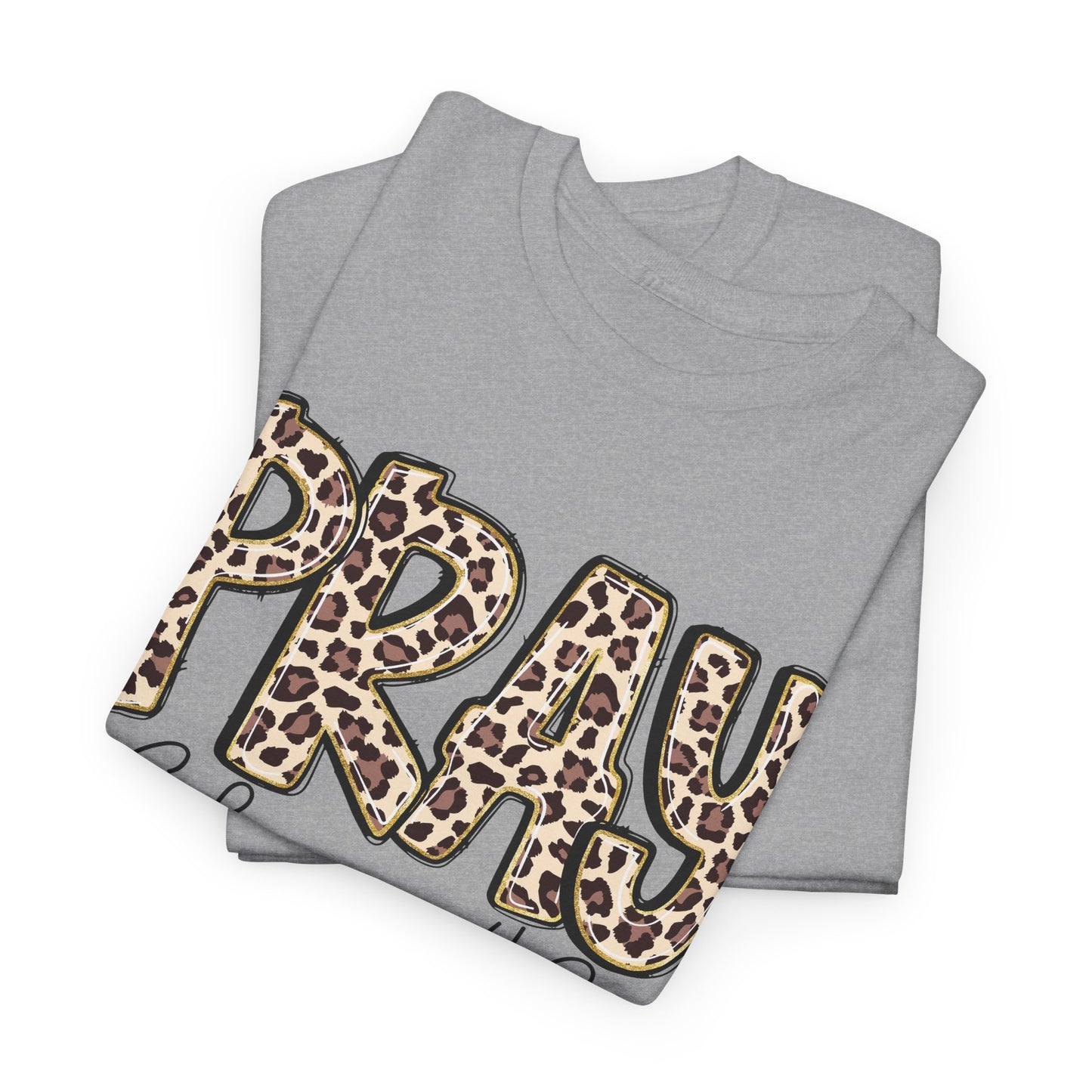 Pray Leopard Tee "Colossians 4:2"