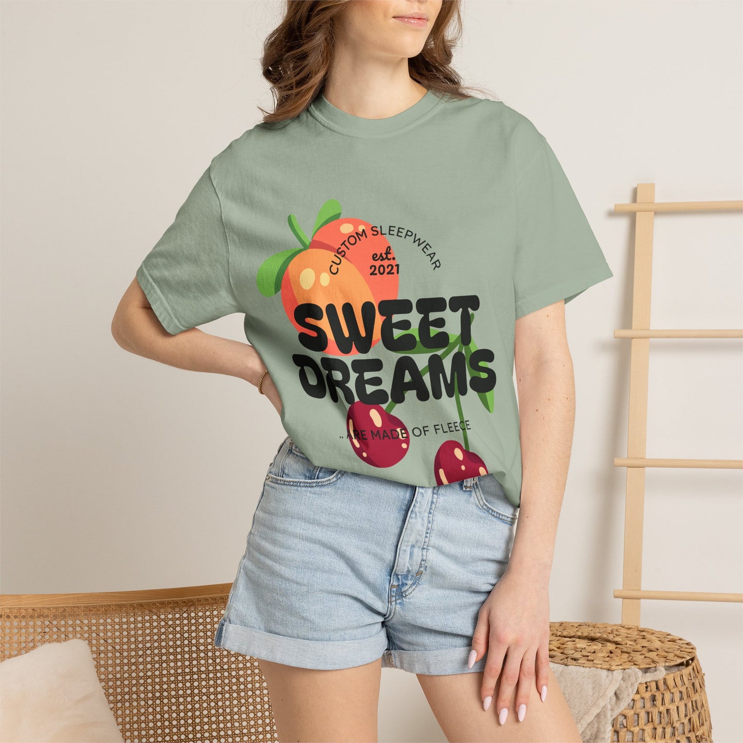 Sweet Dreams Fruit Graphic T-Shirt