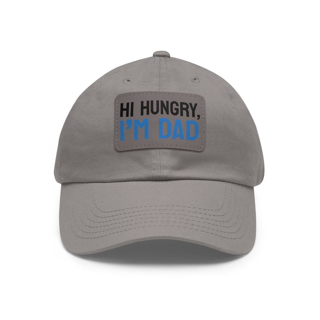 Dad Hat Leather Patch "I'M DAD"