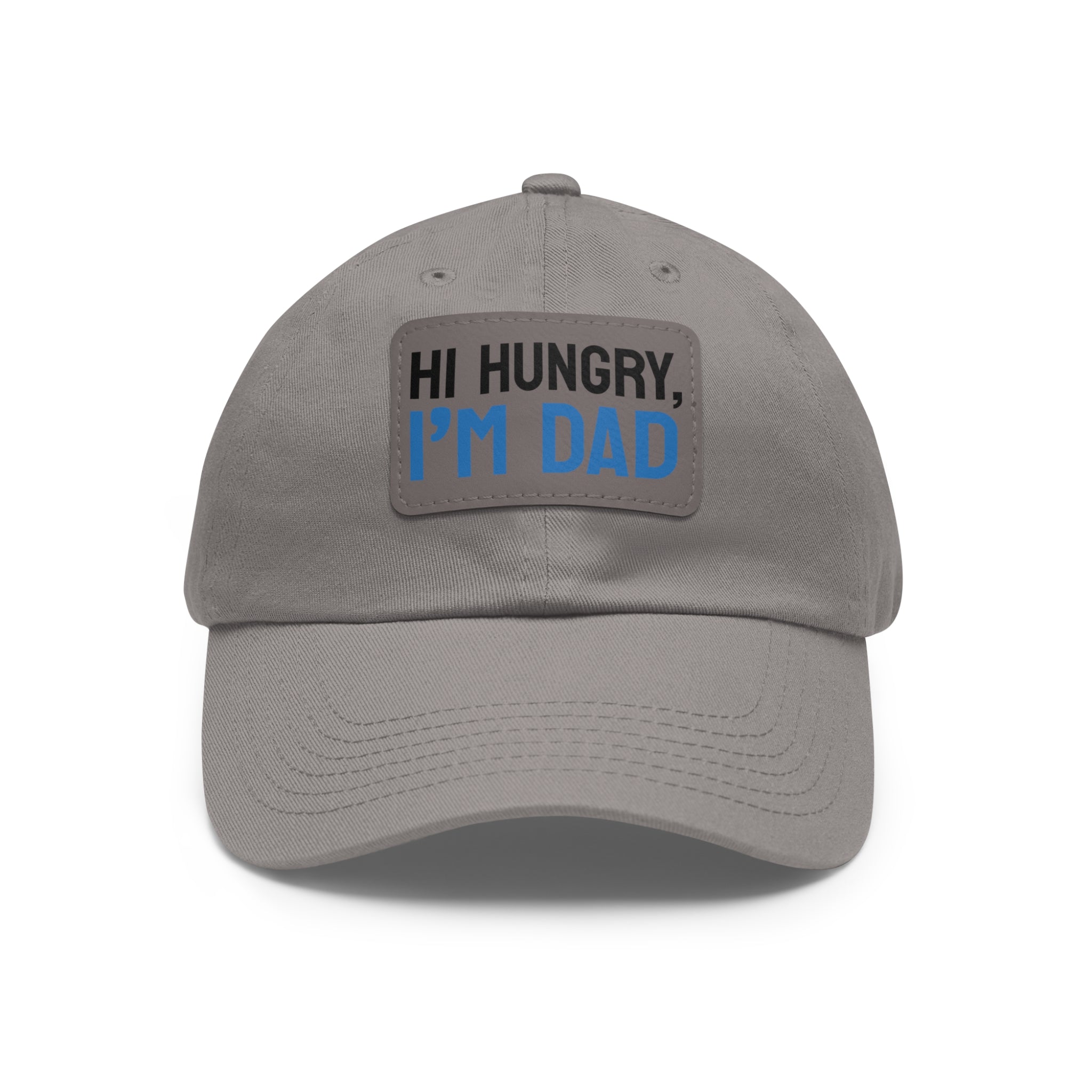 Dad Hat Leather Patch "I'M DAD"