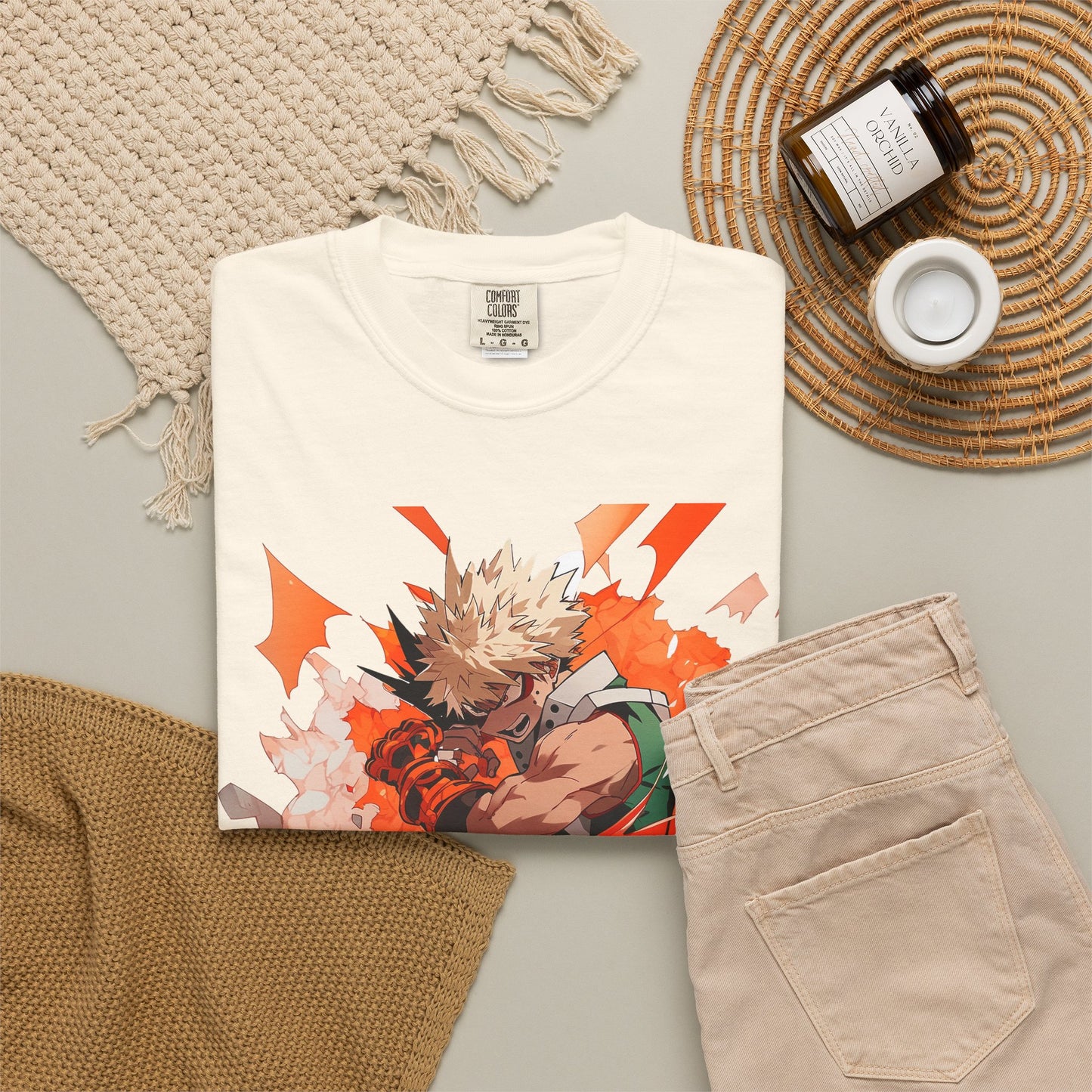 Anime Action T-Shirt — Bakugo Graphic Tee