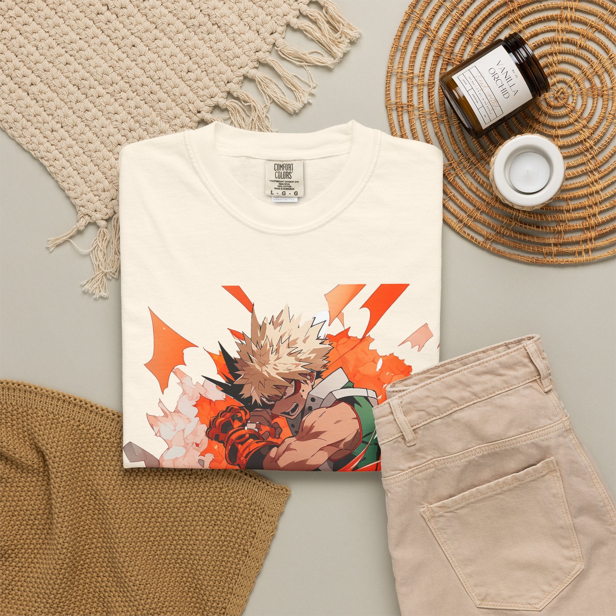 Anime Action T-Shirt — Bakugo Graphic Tee