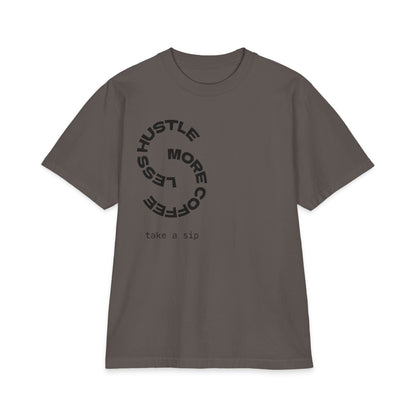 Coffee Hustle T-Shirt — "Hustle More, Less Coffee"