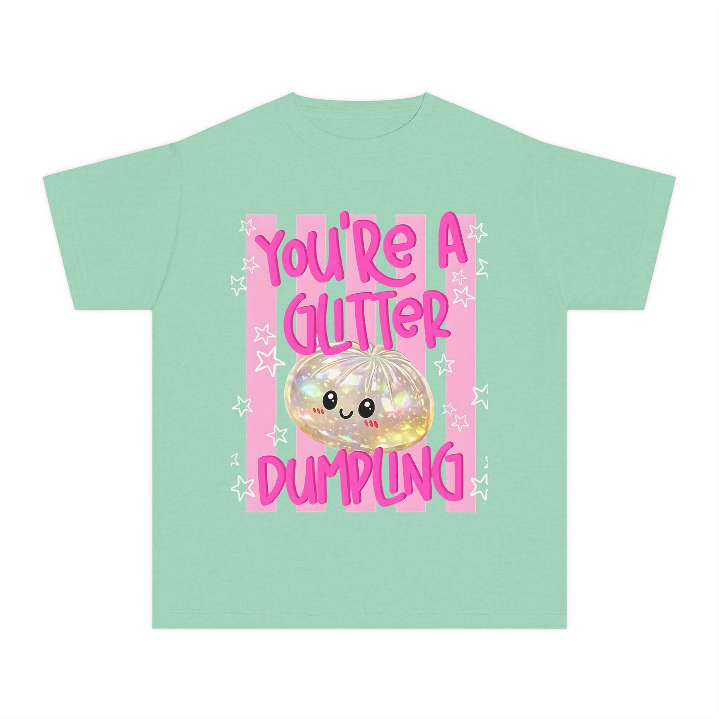 Youth Glitter Dumpling Tee — “You’re a Glitter Dumpling”