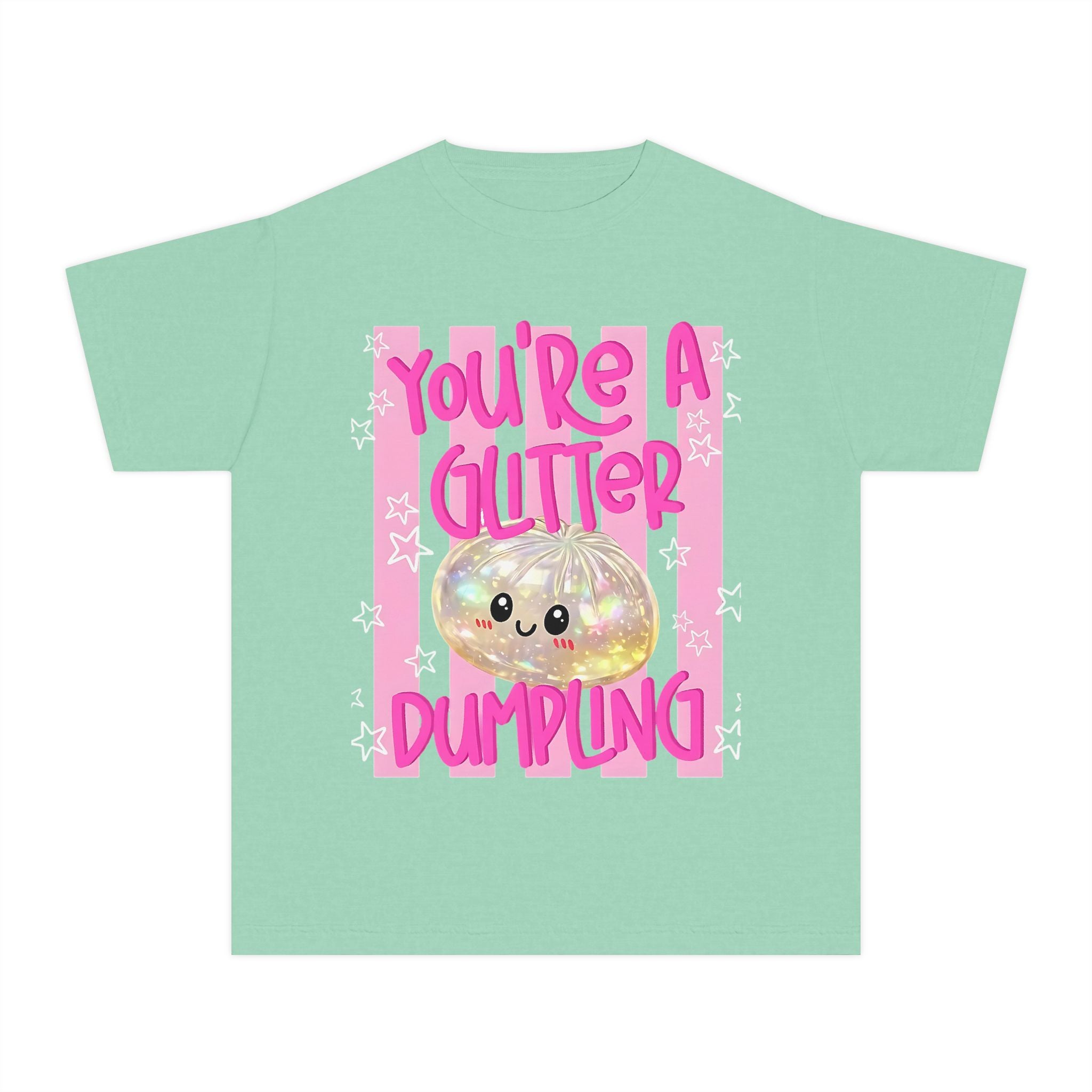 Youth Glitter Dumpling Tee — “You’re a Glitter Dumpling”