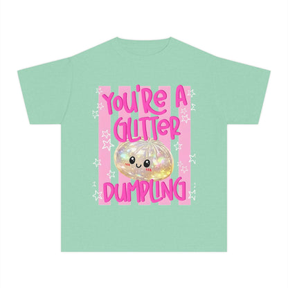 Youth Glitter Dumpling Tee — “You’re a Glitter Dumpling”