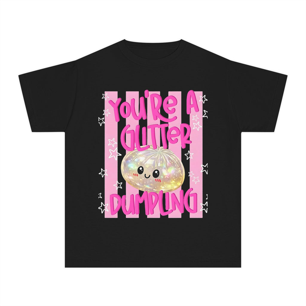Youth Glitter Dumpling Tee — “You’re a Glitter Dumpling”