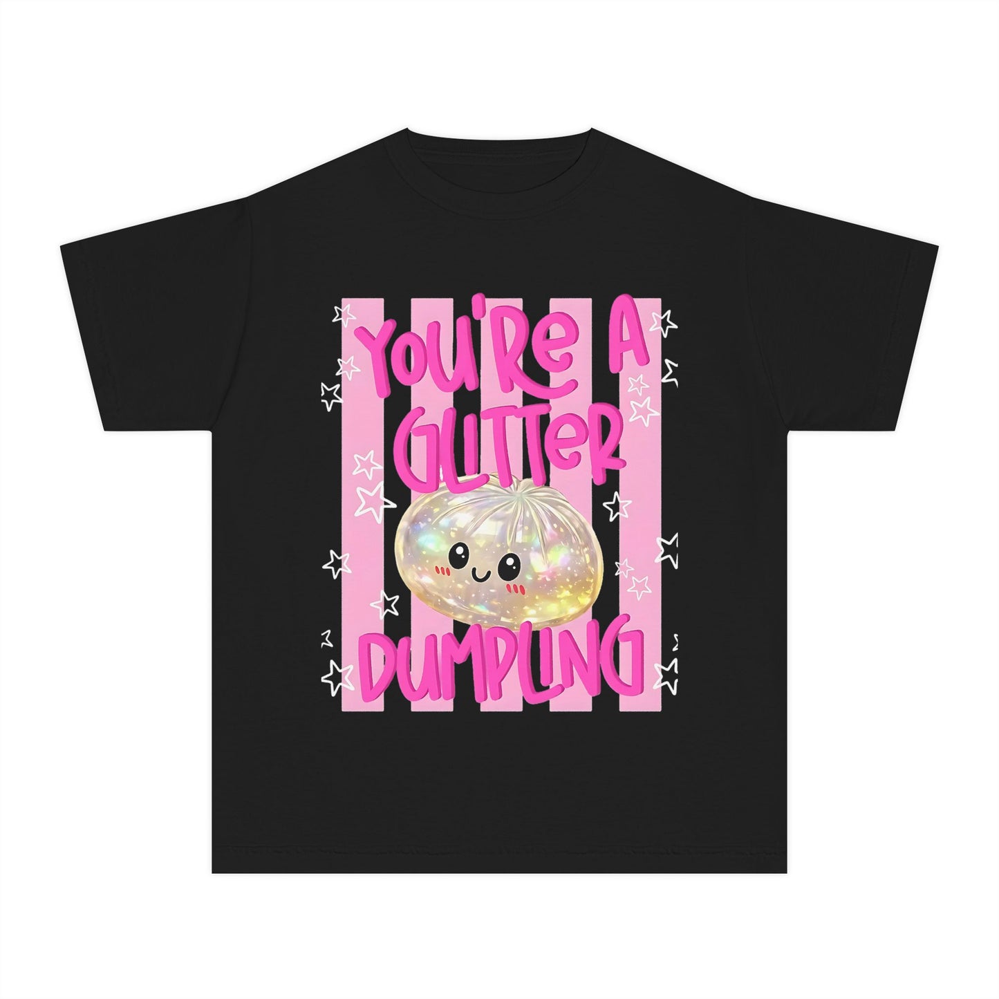 Youth Glitter Dumpling Tee — “You’re a Glitter Dumpling”