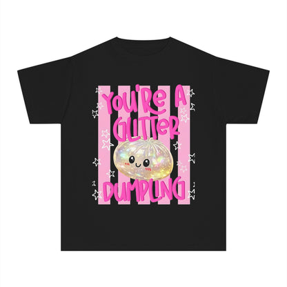 Youth Glitter Dumpling Tee — “You’re a Glitter Dumpling”