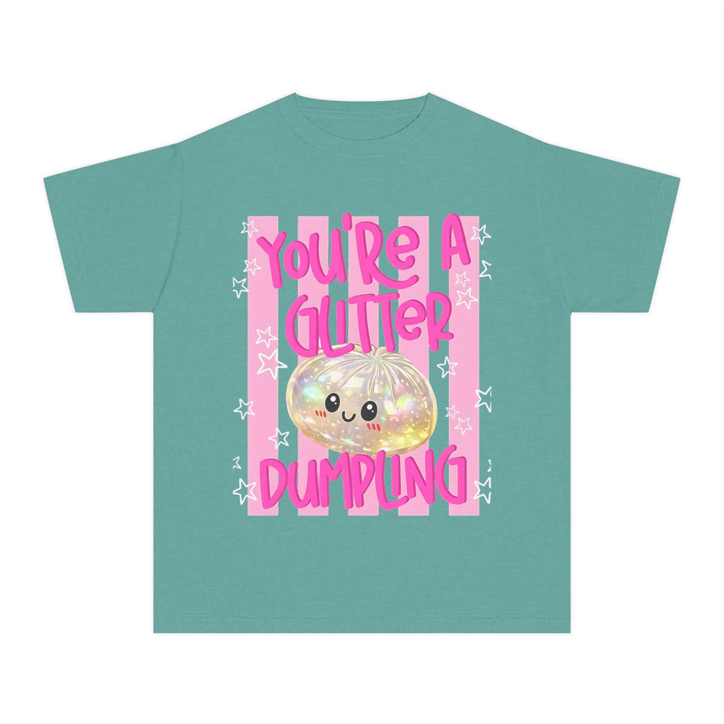 Youth Glitter Dumpling Tee — “You’re a Glitter Dumpling”