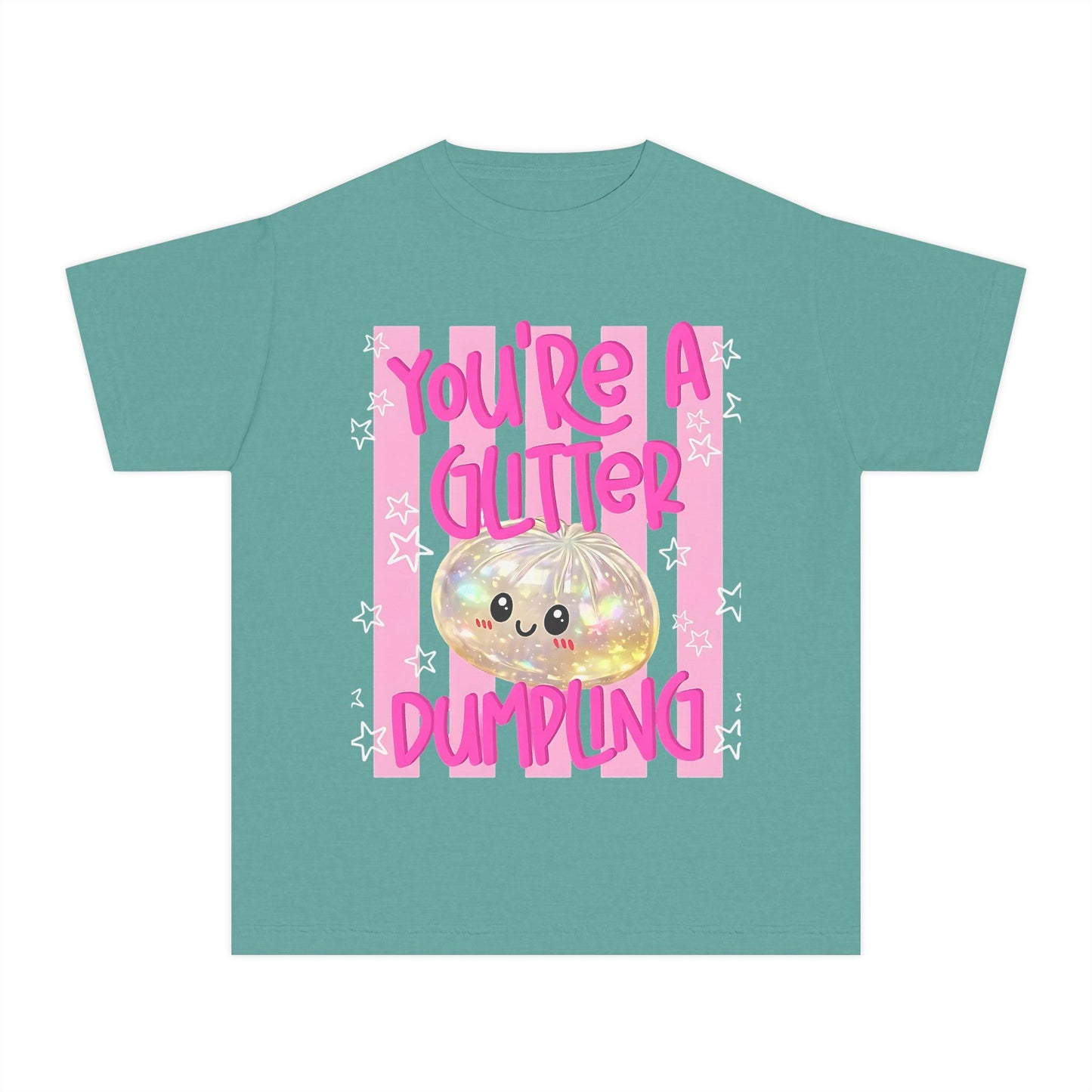 Youth Glitter Dumpling Tee — “You’re a Glitter Dumpling”