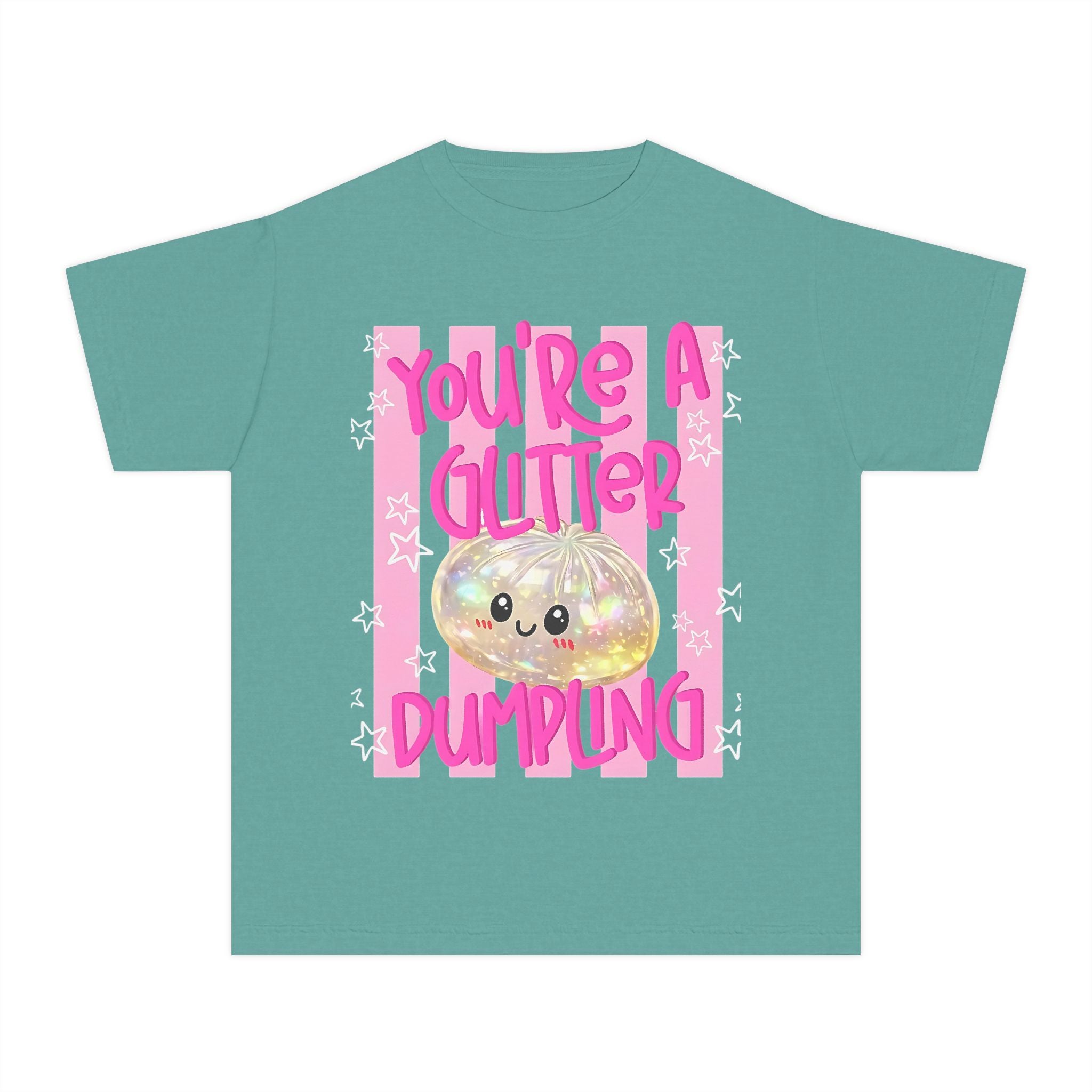 Youth Glitter Dumpling Tee — “You’re a Glitter Dumpling”