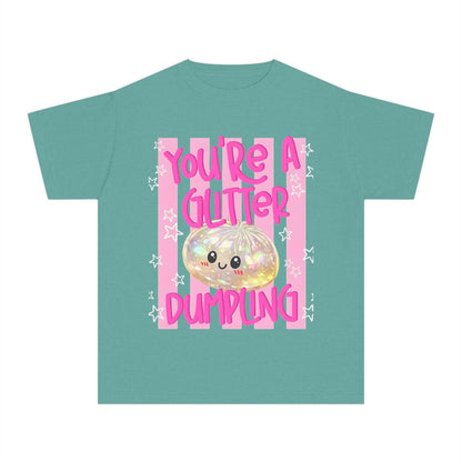 Youth Glitter Dumpling Tee — “You’re a Glitter Dumpling”