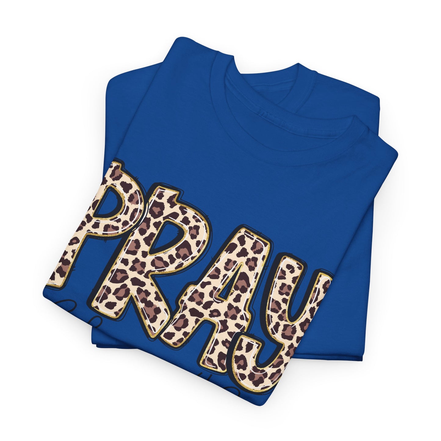 Pray Leopard Tee "Colossians 4:2"