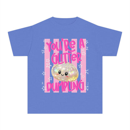 Youth Glitter Dumpling Tee — “You’re a Glitter Dumpling”