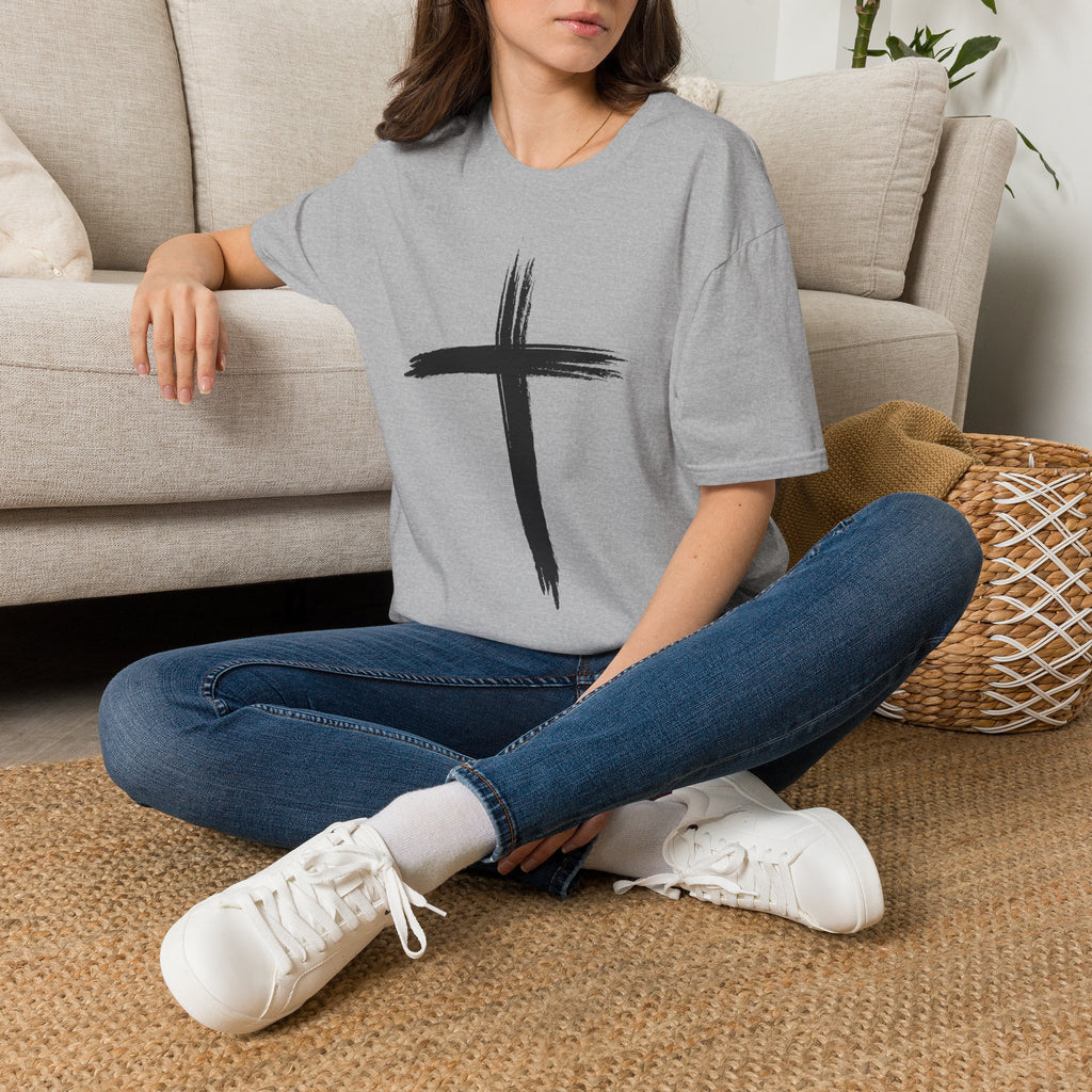 Brushstroke Cross T-Shirt