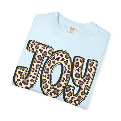 Joy Leopard Print - John 16:22 Christian Tee