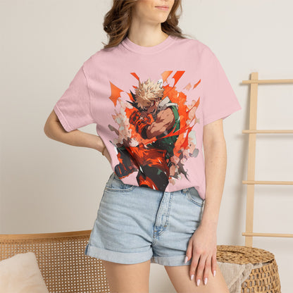 Anime Action T-Shirt — Bakugo Graphic Tee