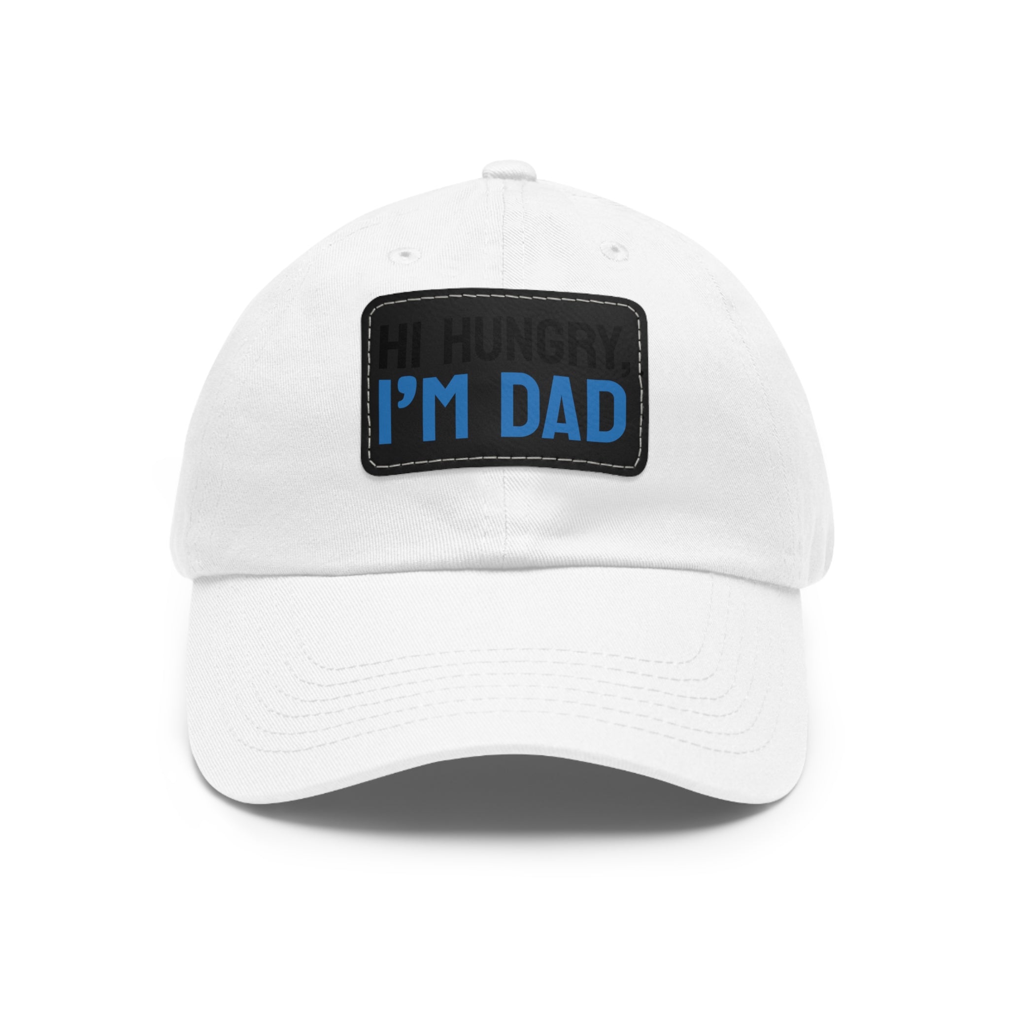 Dad Hat Leather Patch "I'M DAD"