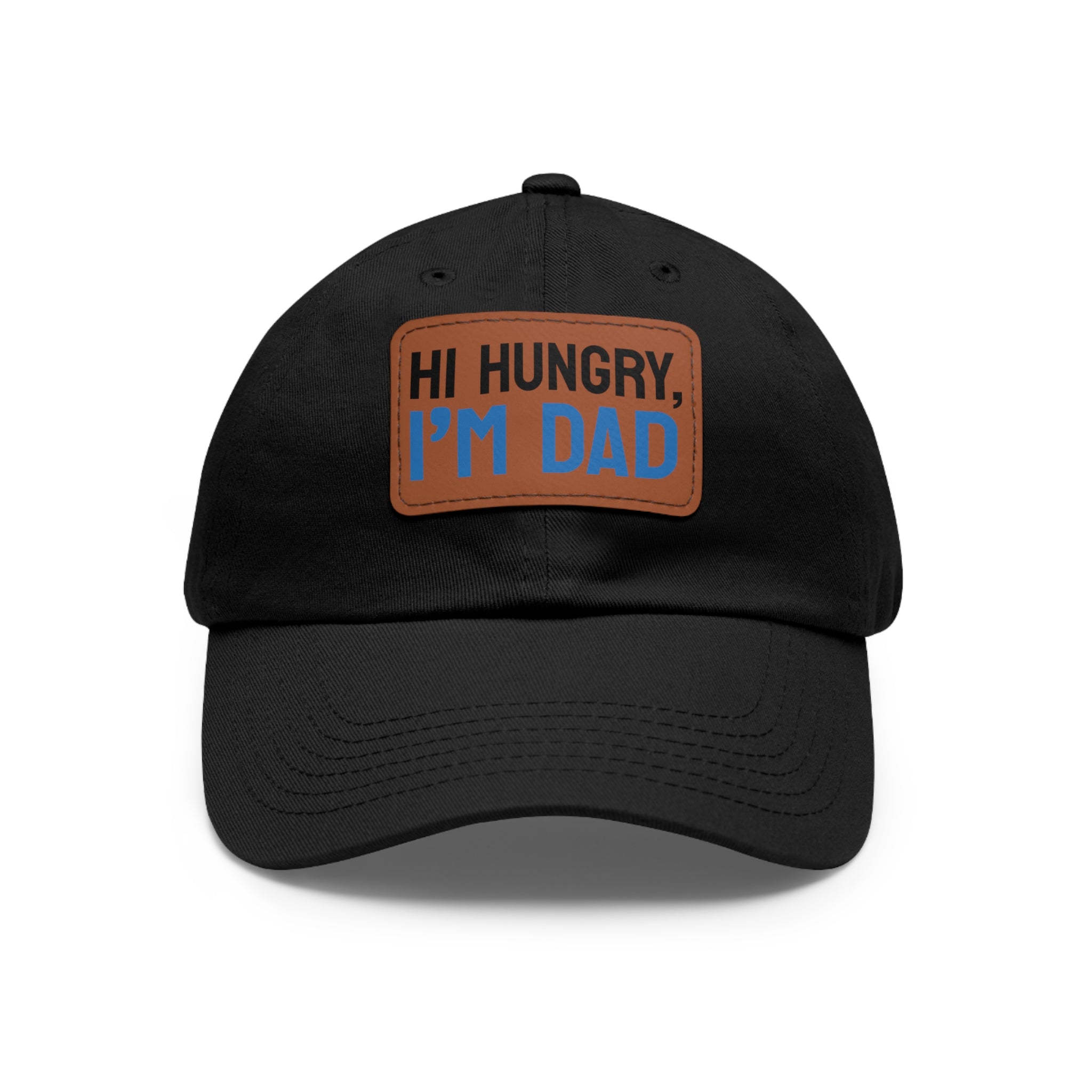 Dad Hat Leather Patch "I'M DAD"