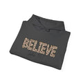 Believe Leopard Print Hoodie — John 14:7 Christian Faith Pullover