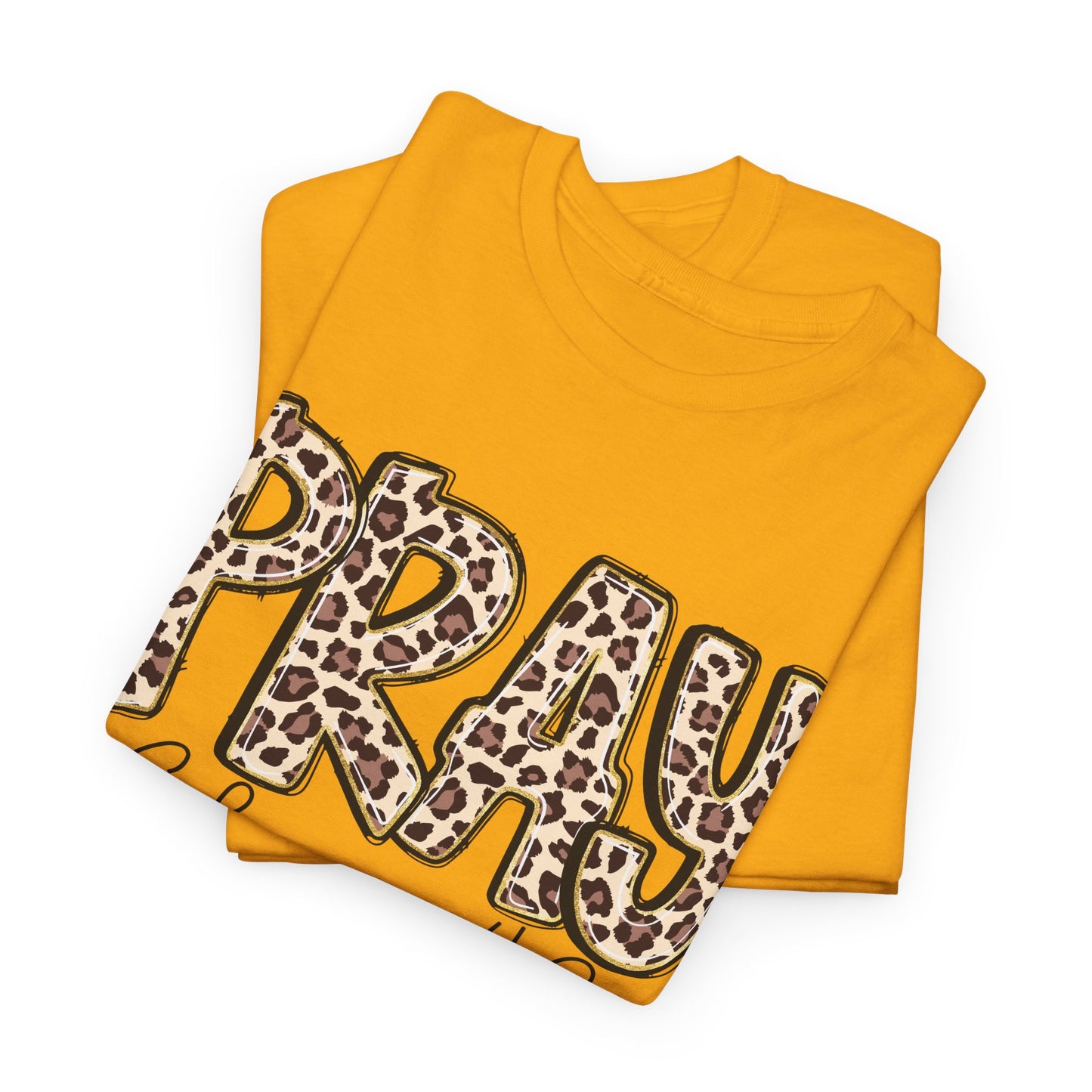 Pray Leopard Tee "Colossians 4:2"