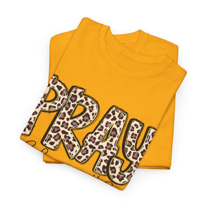 Pray Leopard Tee "Colossians 4:2"