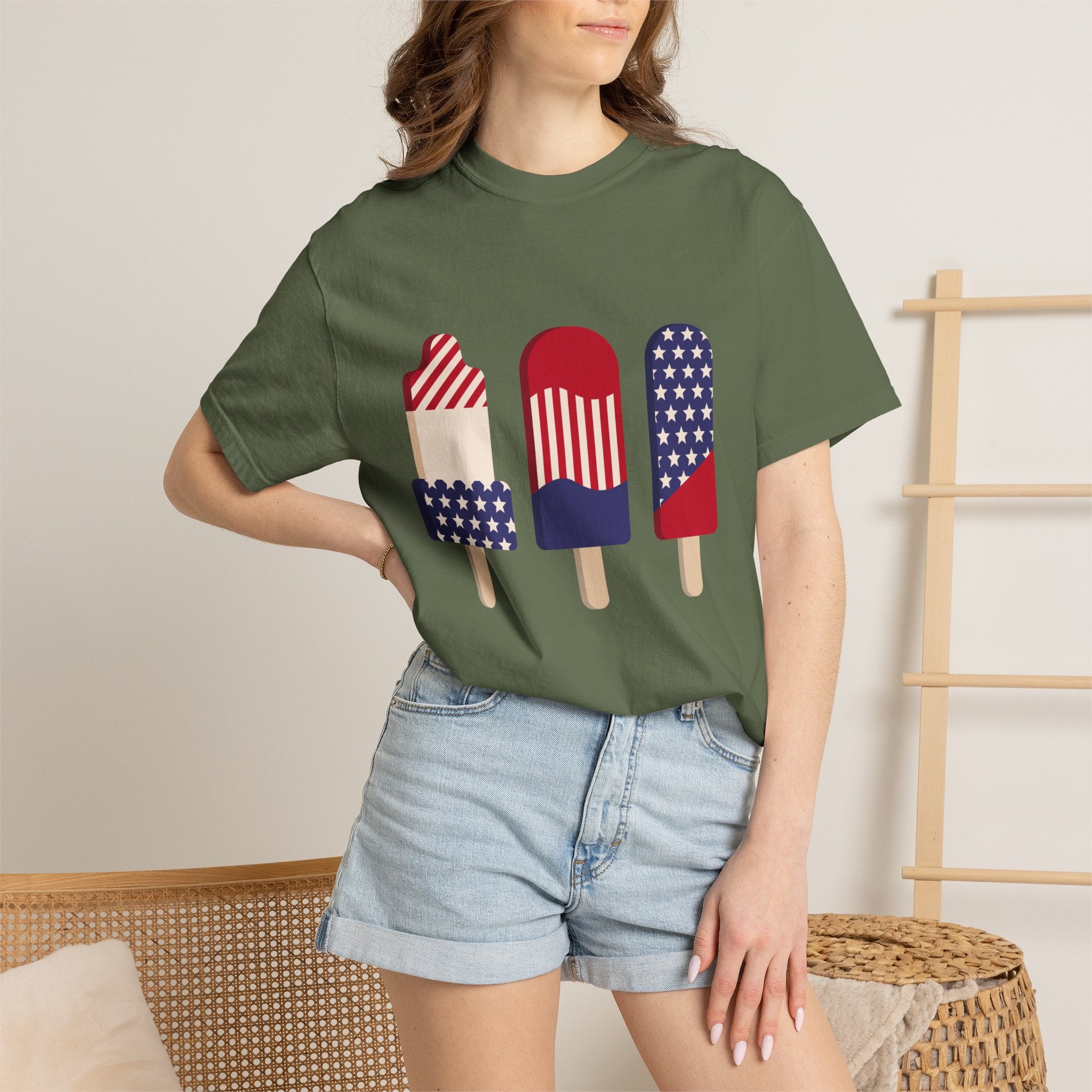 American Flag Popsicle T-Shirt