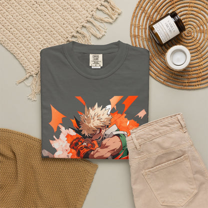 Anime Action T-Shirt — Bakugo Graphic Tee