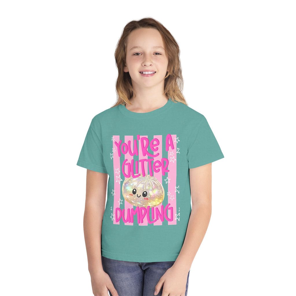 Youth Glitter Dumpling Tee — “You’re a Glitter Dumpling”